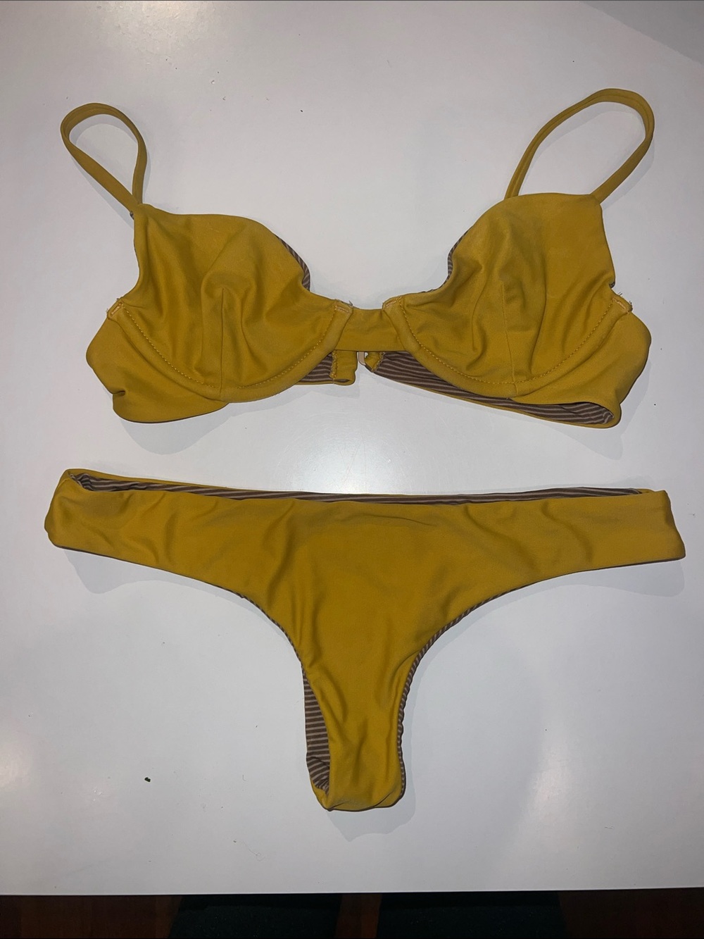 Acacia Mustard Yellow Women's Bikini Set